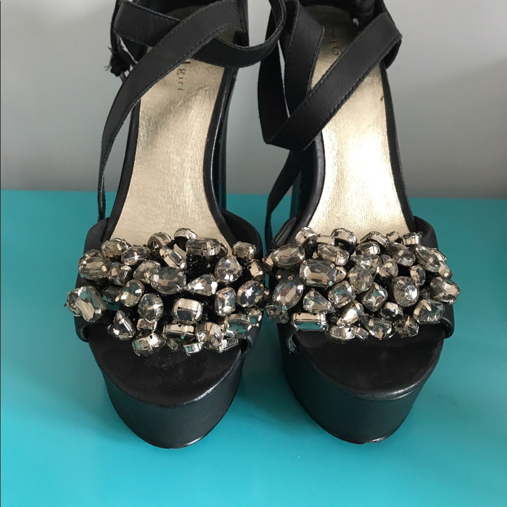 Zigi Girl jeweled glam platform heels (8)
